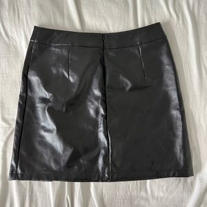 Shein Leather Skirt